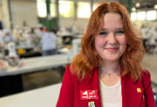 Kaitylnn Chapman Opens Ceremony at Skills USA
