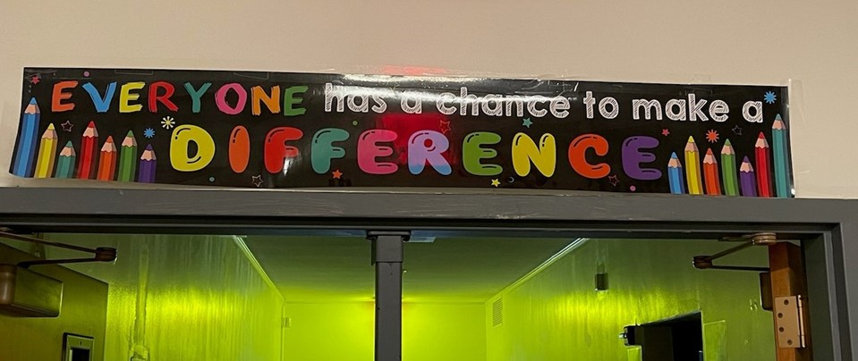 Make a Difference bulletin board
