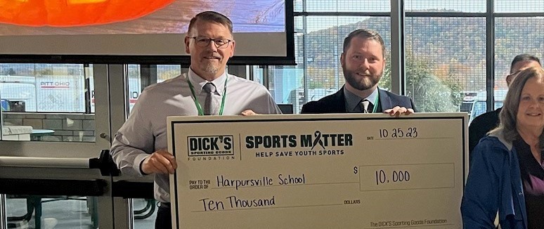 giant Dicks Sporting Goods donation check