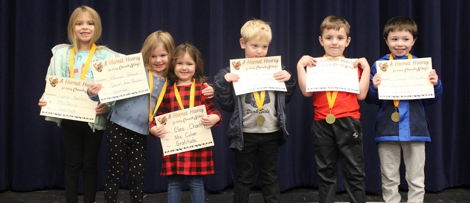 Character strong assembly award recipents