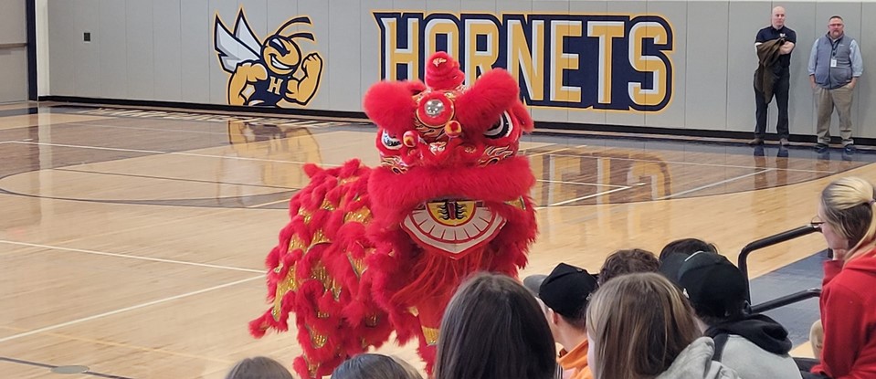 Asian Lunar New Year character assembly
